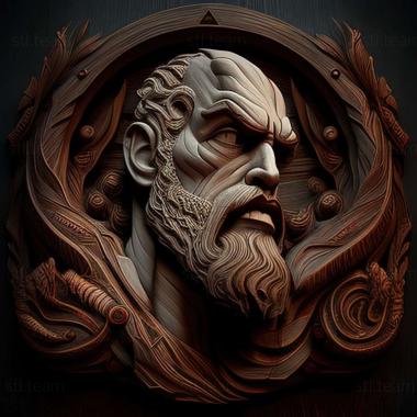 3D модель Гра God of War 2 (STL)